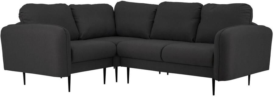 Leonique Hoekbank Skidi L-vorm met losse rugkussens en opstaande naad boven op de armleuning - Foto 3