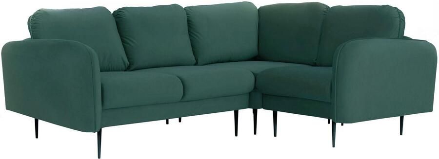 Leonique Hoekbank Skidi L-vorm met losse rugkussens en opstaande naad boven op de armleuning - Foto 3