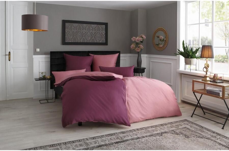 Leonique Hoeslaken Malia in afm. 90x200 140x200 of 180x200 cm van katoen voor matrassen tot 30 cm hoogte laken hoeslaken (1 stuk) - Foto 5