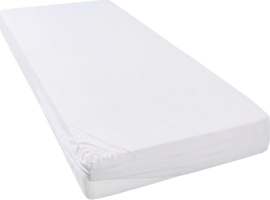 Leonique Hoeslaken Malia in afm. 90x200 140x200 of 180x200 cm van katoen voor matrassen tot 30 cm hoogte laken hoeslaken (1 stuk) - Foto 5