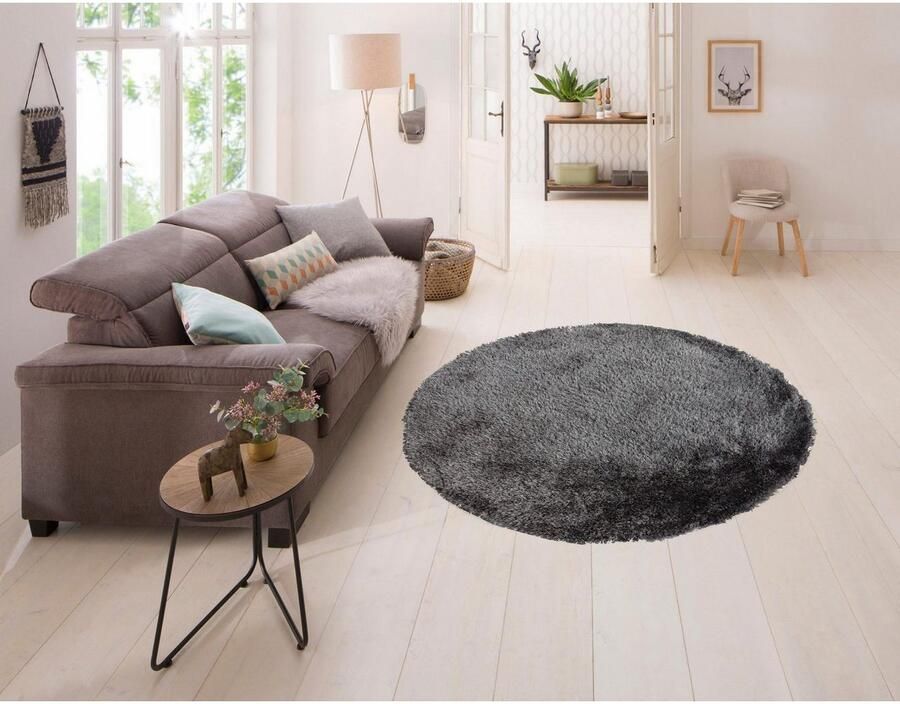 Leonique Hoogpolig vloerkleed Lagos Microvezel extra zacht uni geschikt voor vloerverwarming - Foto 3