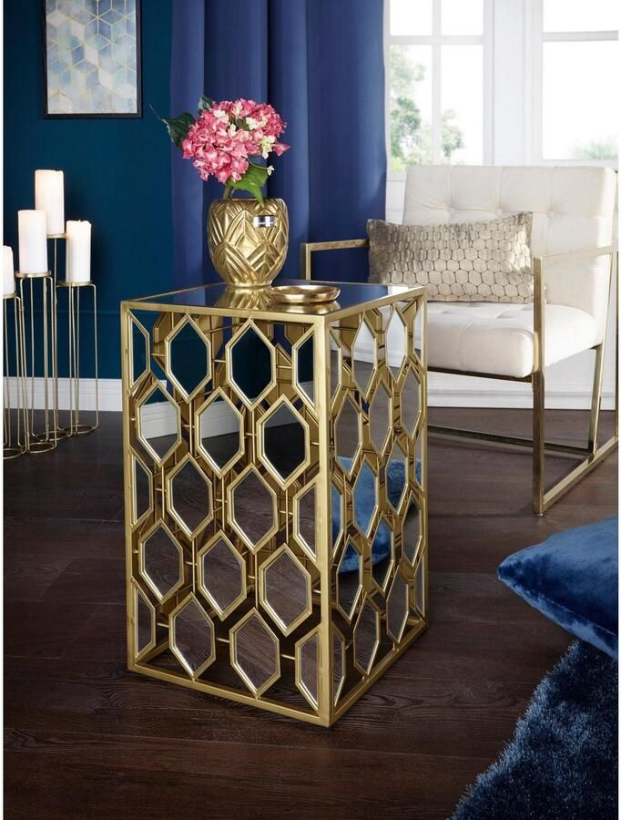 Leonique Kaarsenstandaard Mareesa van metaal voor stompkaarsen hoogte ca. 65 cm verschillend opstelbaar (1 stuk) - Foto 4