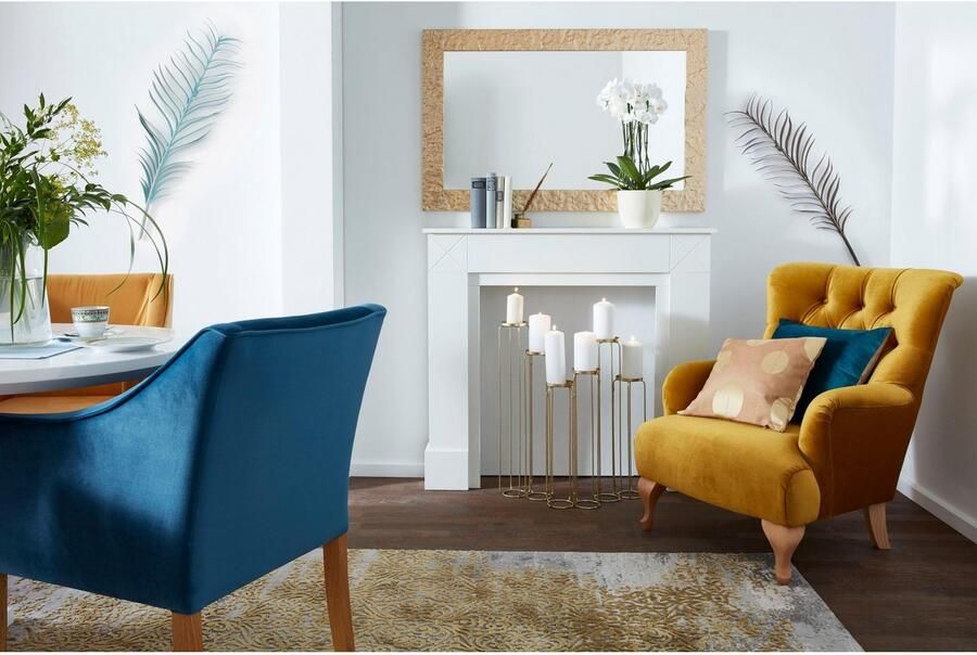 Leonique Kaarsenstandaard Mareesa van metaal voor stompkaarsen hoogte ca. 65 cm verschillend opstelbaar (1 stuk) - Foto 7