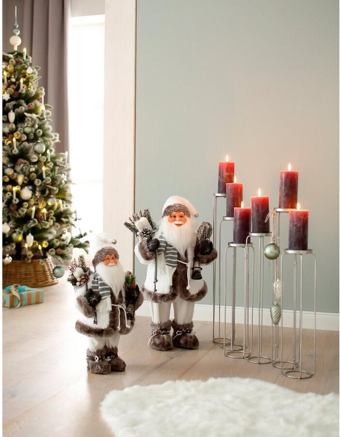 Leonique Kaarsenstandaard Mareesa van metaal voor stompkaarsen hoogte ca. 65 cm verschillend opstelbaar (1 stuk) - Foto 2