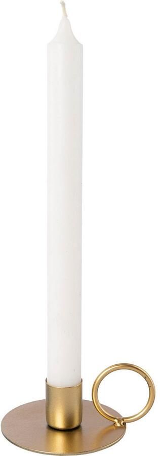 Leonique Kandelaar Stab kaarsenhouder Adaliz uit metaal met decoratieve handgreep (set 4 stuks) - Foto 4