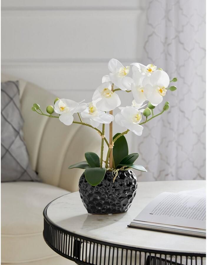 Leonique Kunstplant Orchidee Kunstorchidee in pot bestseller meer dan 2500 4 5-sterren beoordelingen (1 stuk) - Foto 2
