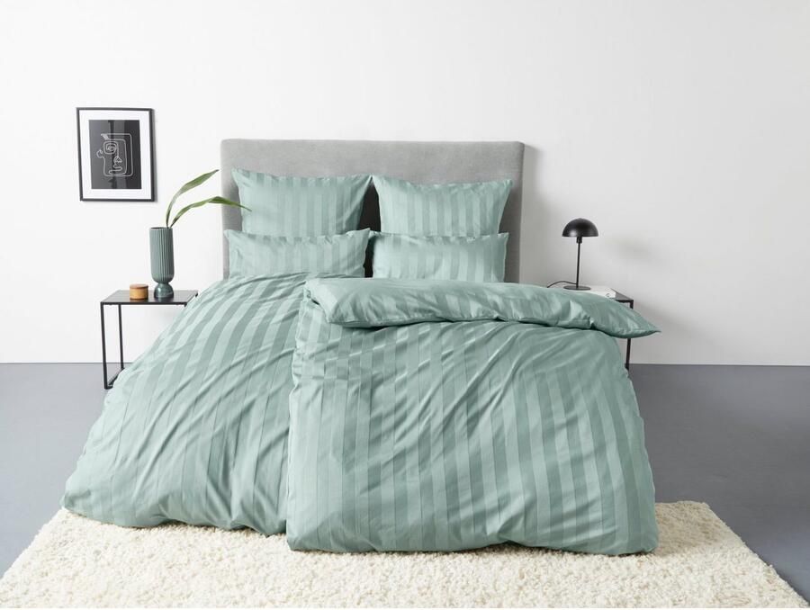 Leonique Overtrekset Malia in mt. 135x200 of 155x220 cm tijdloze beddengoed van katoen beddengoed in mako-satijnkwaliteit - Foto 5