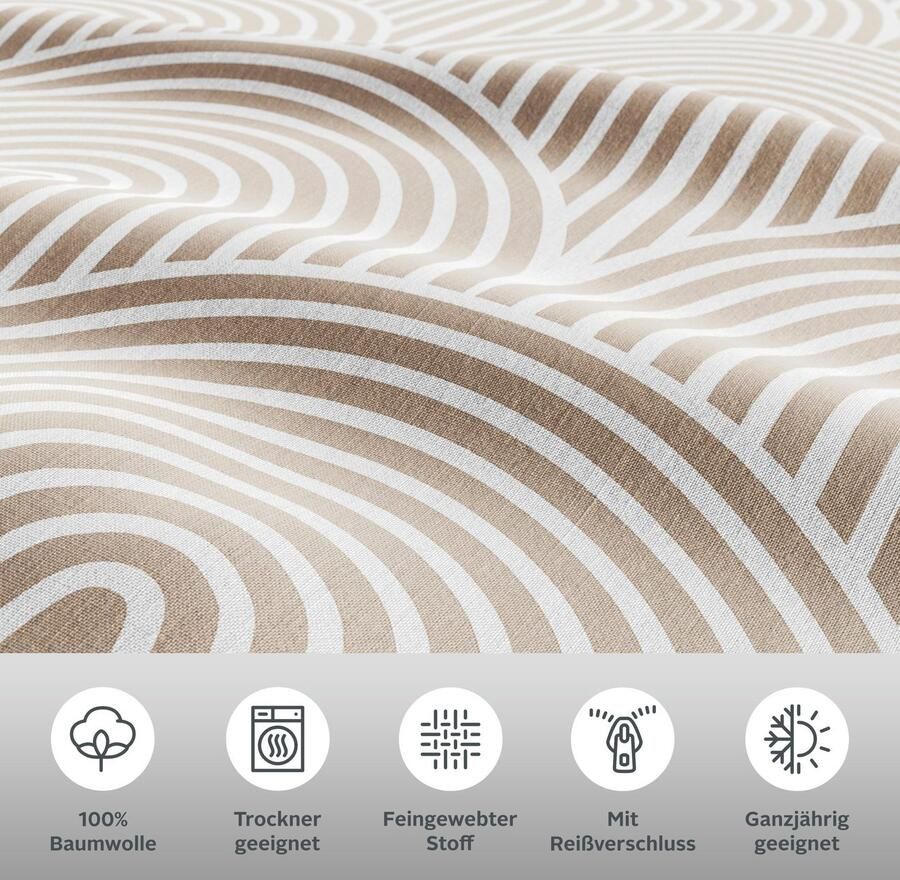 Leonique Overtrekset Matilda in afm. 135x200 of 155x220 cm Dekbedovertrek van katoen dekbedovertrek met Scandinavisch ontwerp - Foto 8