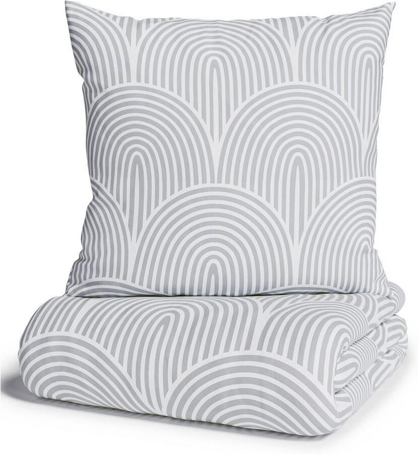 Leonique Overtrekset Matilda in afm. 135x200 of 155x220 cm Dekbedovertrek van katoen dekbedovertrek met Scandinavisch ontwerp - Foto 3