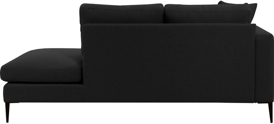 Home affaire Récamier Cozy chaise longue afmetingen B D H: 195 97 80 cm met los kussen en metalen poten armleuning naar keuze links of rechts - Foto 5