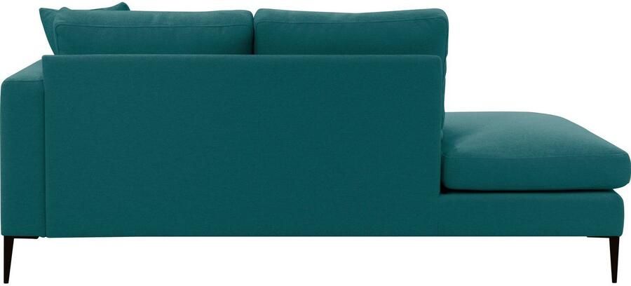 Home affaire Récamier Cozy chaise longue afmetingen B D H: 195 97 80 cm met los kussen en metalen poten armleuning naar keuze links of rechts - Foto 5