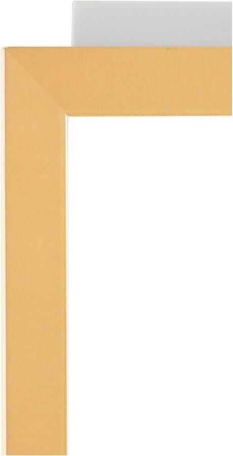 Leonique Salontafel Cherlen TOPSELLER! OTTOs Choice met twee planken en goudkleurig frame vierkant - Foto 3