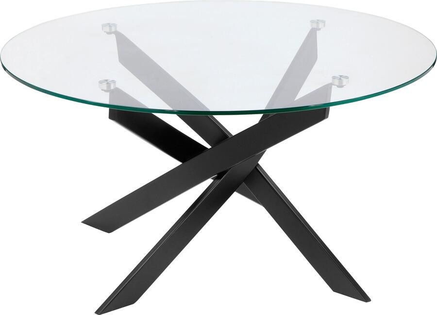 Leonique Salontafel Luzie TOPSELLER! OTTOs keuze verschillend onderstel (in chroom en zwart) breedte 80 cm - Foto 4