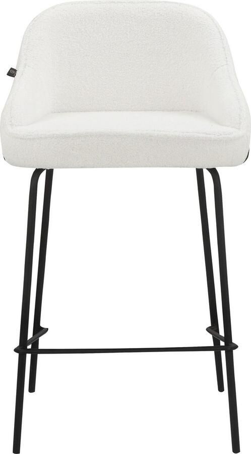 Leonique Stoel met 4 poten Puant met stof van polyester gerecycled polyester zithoogte 65 cm (2 stuks) - Foto 6