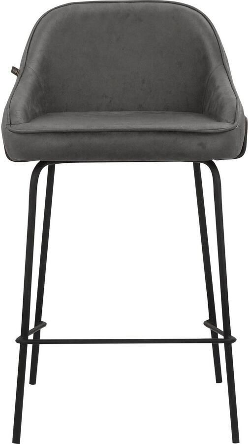 Leonique Stoel met 4 poten Puant met stof van polyester gerecycled polyester zithoogte 65 cm (2 stuks) - Foto 3