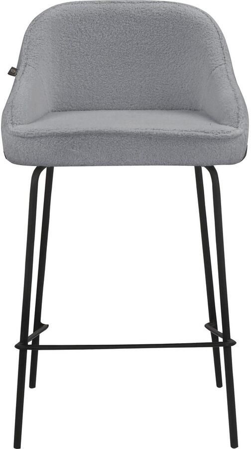 Leonique Stoel met 4 poten Puant met stof van polyester gerecycled polyester zithoogte 65 cm (2 stuks) - Foto 7