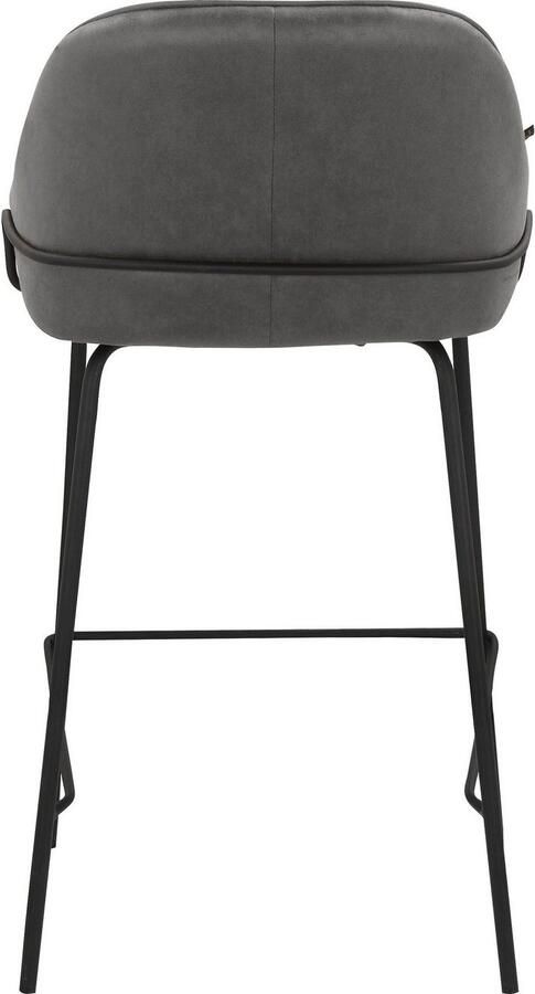 Leonique Stoel met 4 poten Puant met stof van polyester gerecycled polyester zithoogte 65 cm (2 stuks) - Foto 4