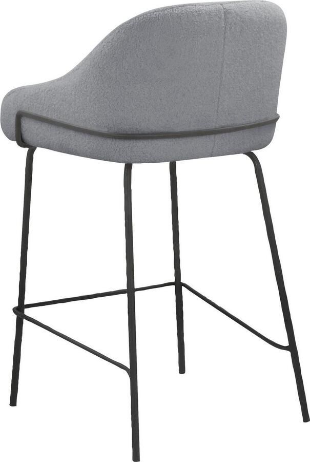 Leonique Stoel met 4 poten Puant met stof van polyester gerecycled polyester zithoogte 65 cm (2 stuks) - Foto 6