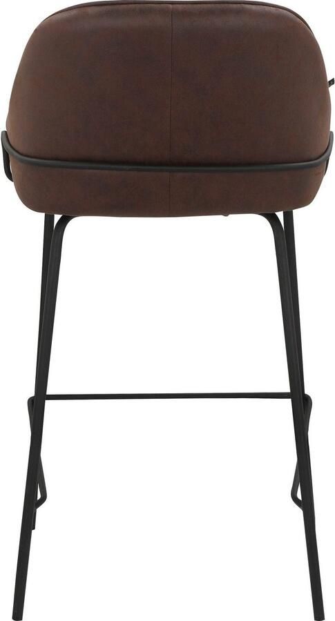 Leonique Stoel met 4 poten Puant met stof van polyester gerecycled polyester zithoogte 65 cm (2 stuks) - Foto 8