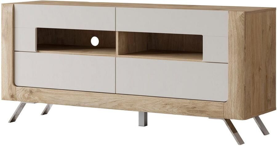 Leonique Tv-meubel Kasai Breedte 160 5 cm met 2 laden - Foto 2