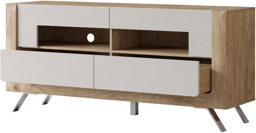 Leonique Tv-meubel Kasai Breedte 160 5 cm met 2 laden - Foto 3