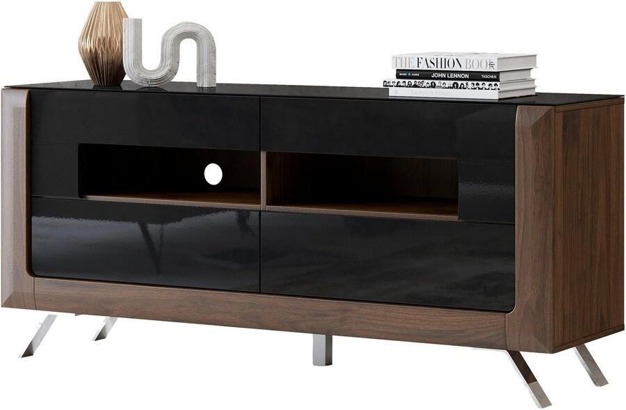 Leonique Tv-meubel Kasai Breedte 160 5 cm met 2 laden - Foto 2