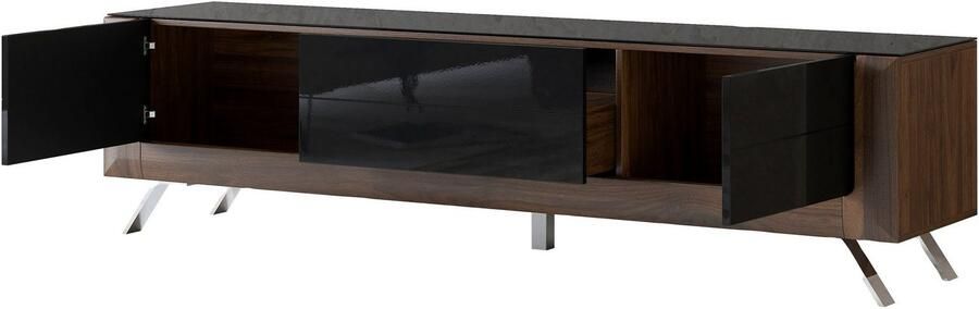 Leonique Tv-meubel Kasai Breedte 199 cm met 1 lade en 2 deuren - Foto 4