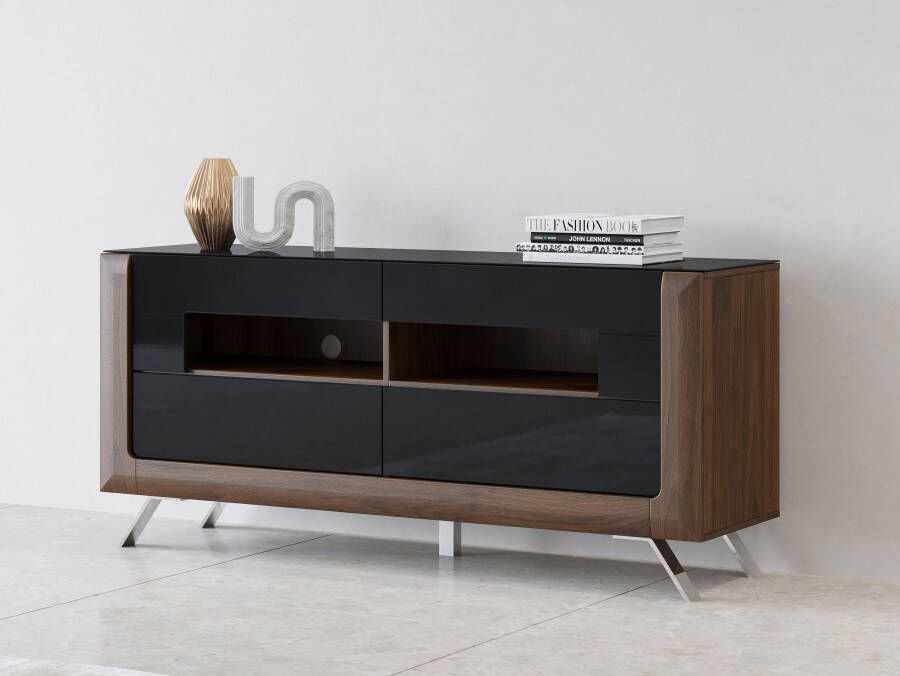 Leonique Tv-meubel Kasai Breedte 160 5 cm met 2 laden - Foto 5