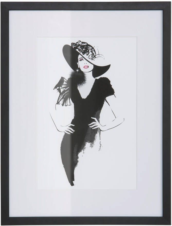 Leonique Wanddecoratie Skizze Hollywood HD premium posterdruk incl. houten lijst - Foto 9