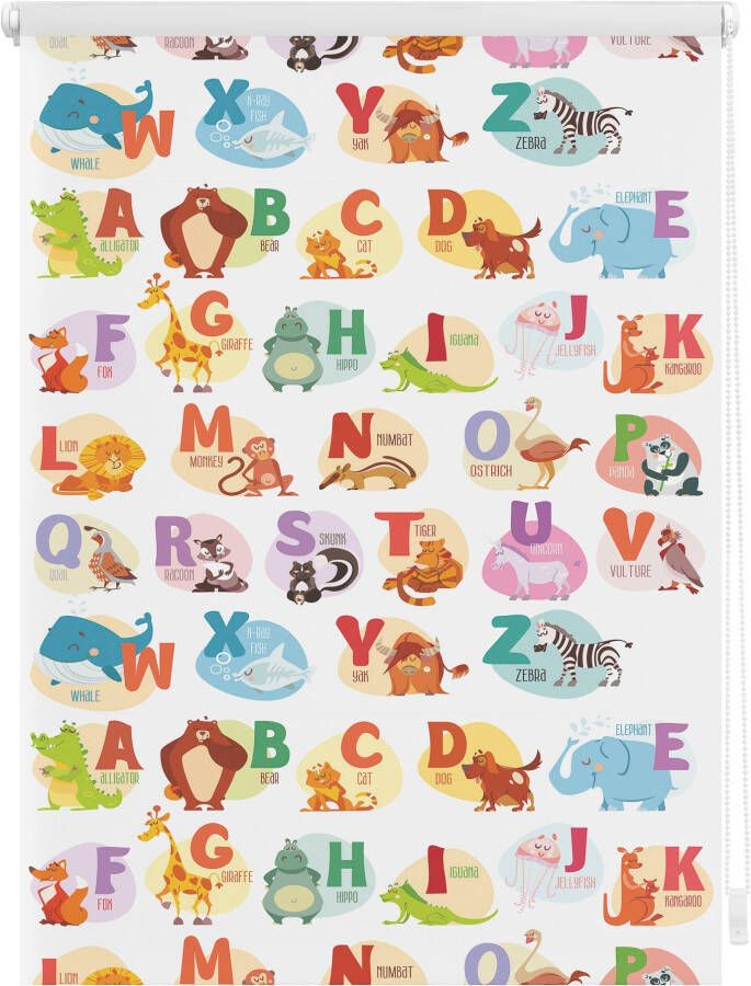 LICHTBLICK Rolgordijn met zijbediening Klemmfix digitaal ABC (1 stuk) - Foto 7