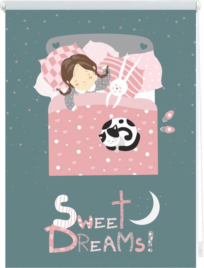 LICHTBLICK Rolgordijn met zijbediening Klemmfix digitaal Sweet Dreams (1 stuk) - Foto 6