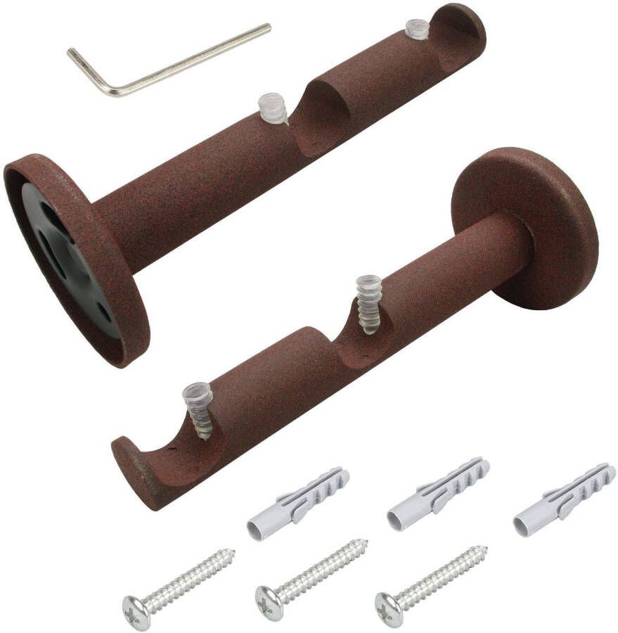 Liedeco Dubbele bandjes voor gordijnroeden ø 16 mm (1 stuk)