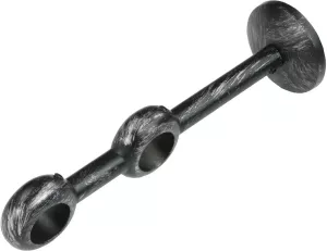 Liedeco Gordijnroedehouder Dubbele beugel steun 2-sporig "Esperanca" voor 16 mm stangen Bandjes wandhouder (1 stuk)