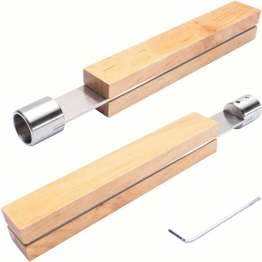 Liedeco Eindstuk voor gordijnroede Eindstuk eindknop "Skandinavia" Thisted (1 stuk)