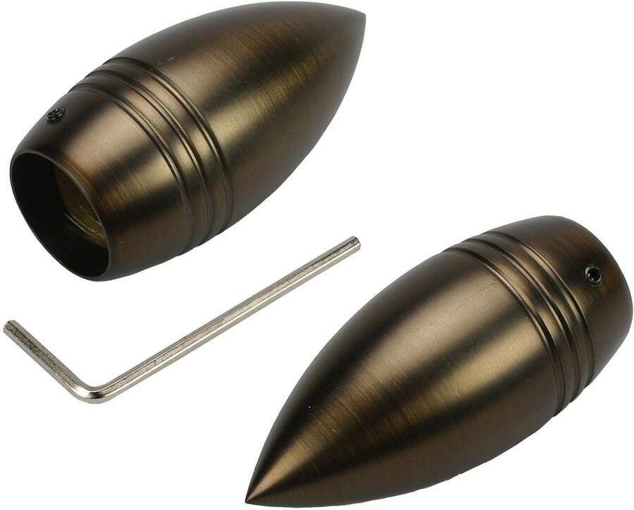 Liedeco Gordijnroede CELBULLE01SG2L 2-sporen in vaste afmetingen ø 25 20 mm - Foto 3