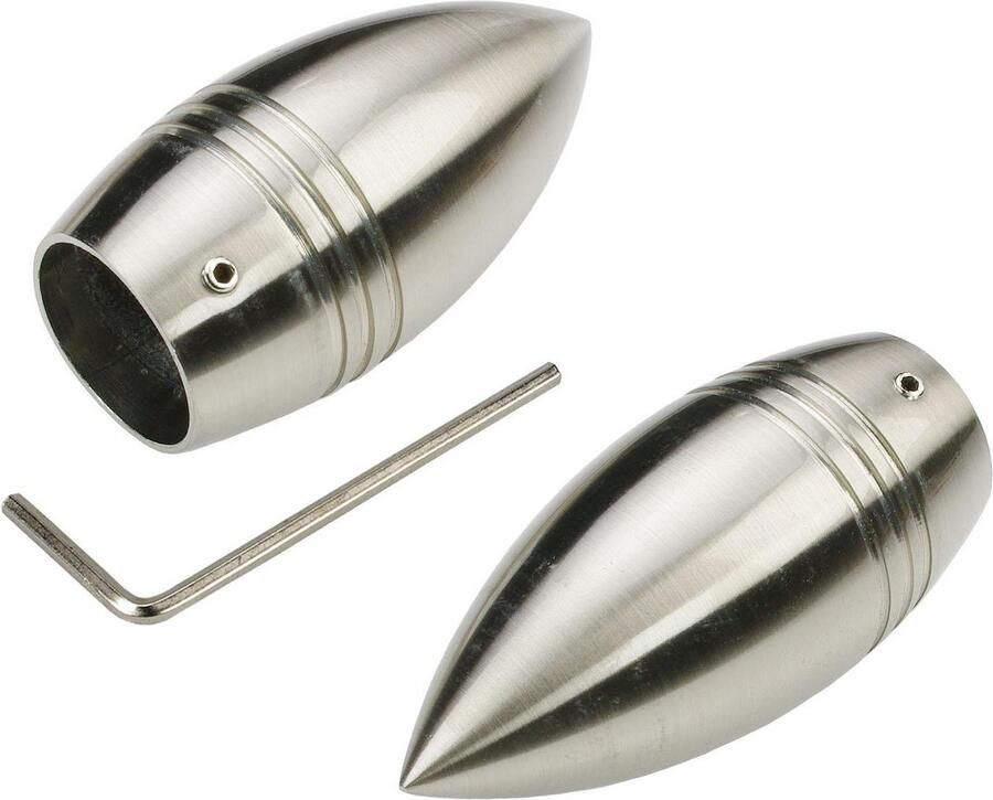 Liedeco Gordijnroede CELBULLE01SG2L 2-sporen in vaste afmetingen ø 25 20 mm - Foto 3