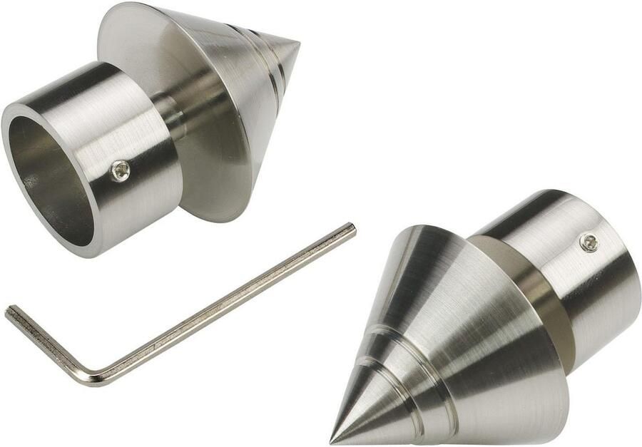 Liedeco Gordijnroede CELKEGEL01SG2L 2-sporen met een vaste afmeting van ø 25 mm - Foto 3