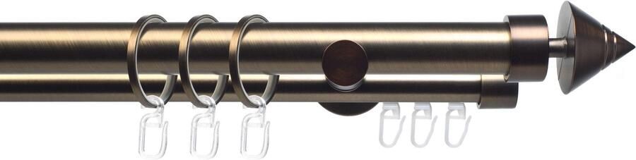 Liedeco Gordijnroede CELKEGEL02SG2L 2-sporen met een vaste afmeting van ø 25 mm - Foto 8