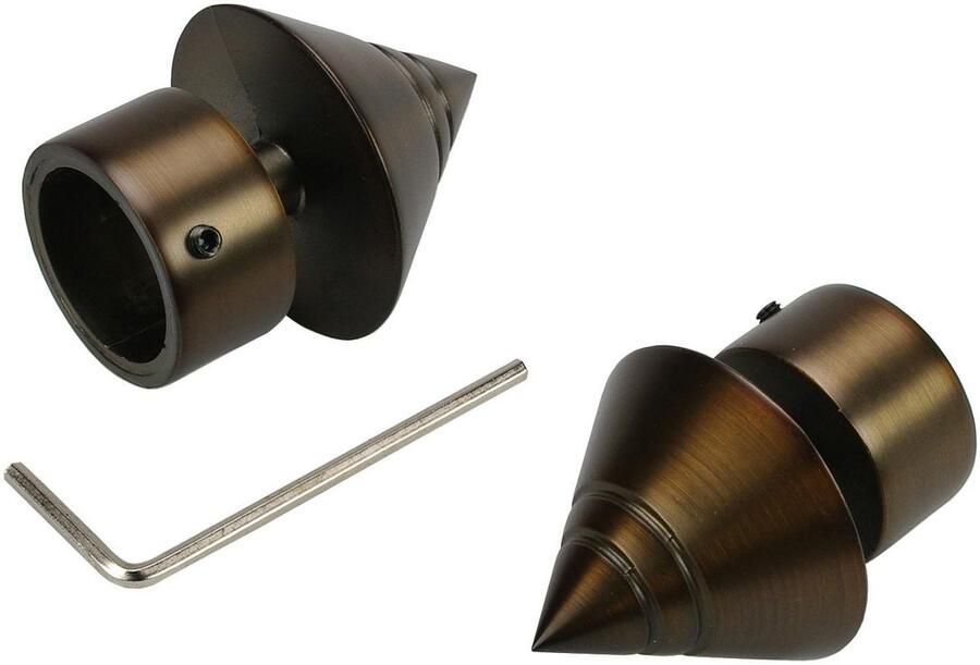 Liedeco Gordijnroede CELKEGEL02SG2L 2-sporen met een vaste afmeting van ø 25 mm - Foto 4