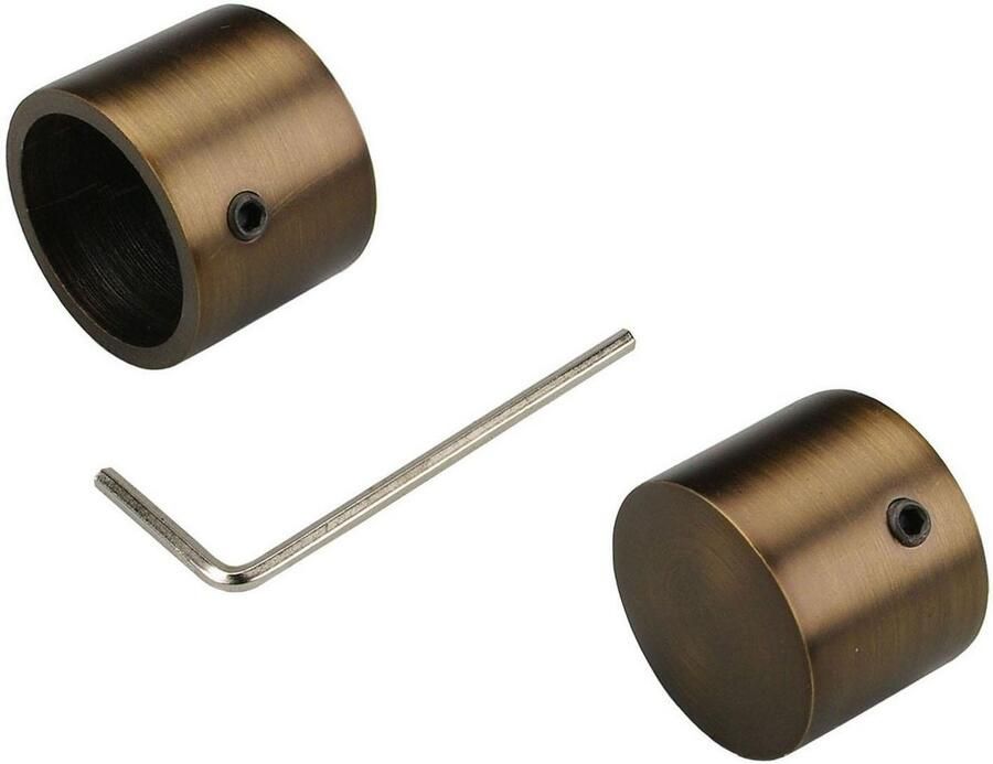 Liedeco Gordijnroede CELKUGEL01SG2L 2-sporen in vaste afmetingen ø 25 20 mm - Foto 4