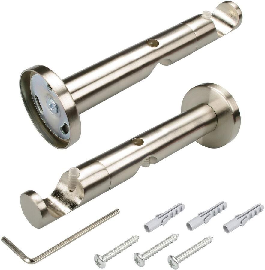 Liedeco Gordijnroede CELBULLE01SG2L 2-sporen in vaste afmetingen ø 25 20 mm