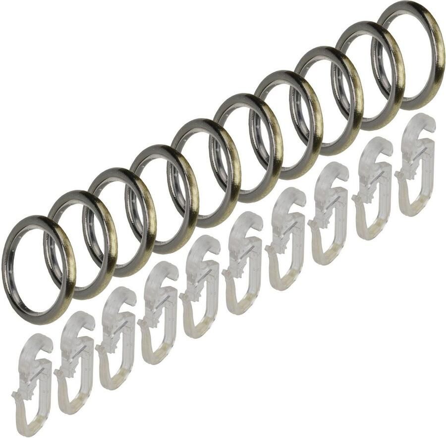 Liedeco Gordijnroede Esp bol 2-sporig in standaardmaat ø 16 mm