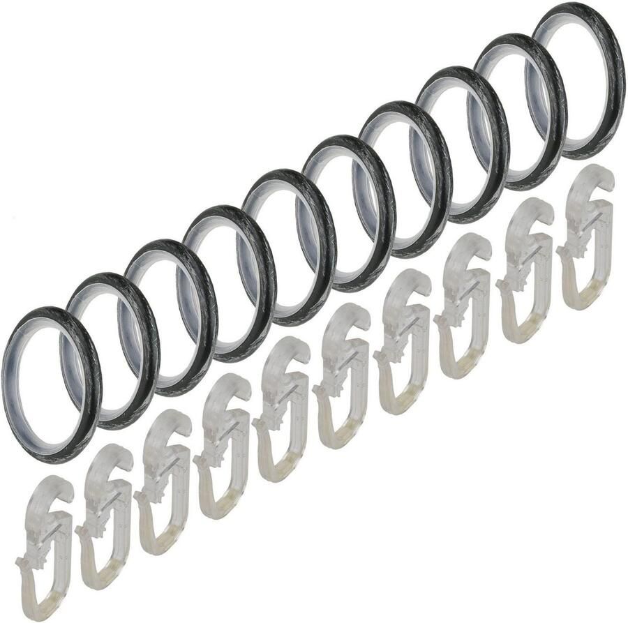 Liedeco Gordijnroede Esp bol 2-sporig in standaardmaat ø 16 mm