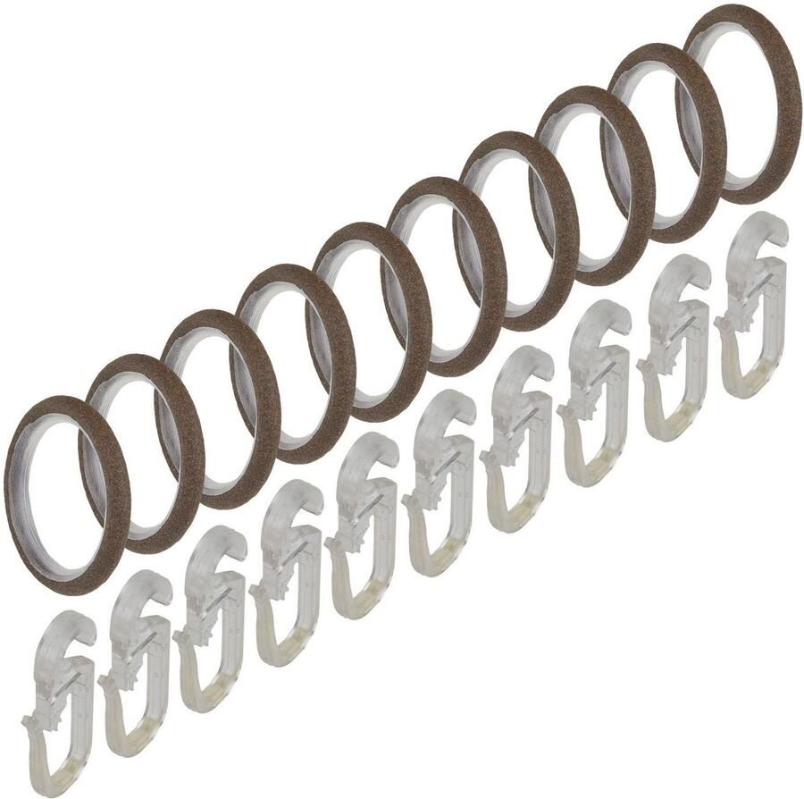 Liedeco Gordijnroede Esp spiraal 2-sporig in standaardmaat ø 16 mm