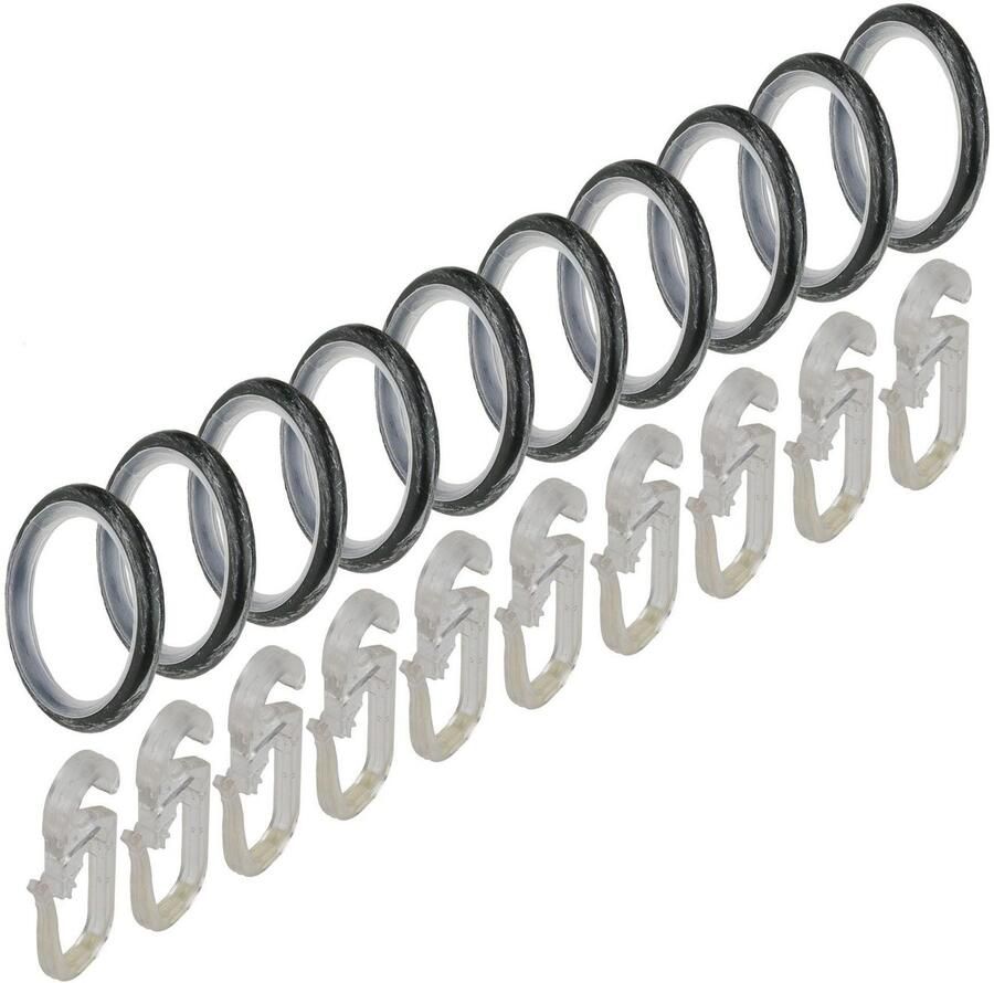 Liedeco Gordijnroede Esp tak 2-sporig in standaardmaat ø 16 mm