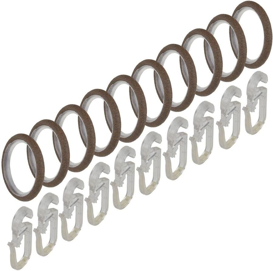 Liedeco Gordijnroede Esp tak 2-sporig in standaardmaat ø 16 mm