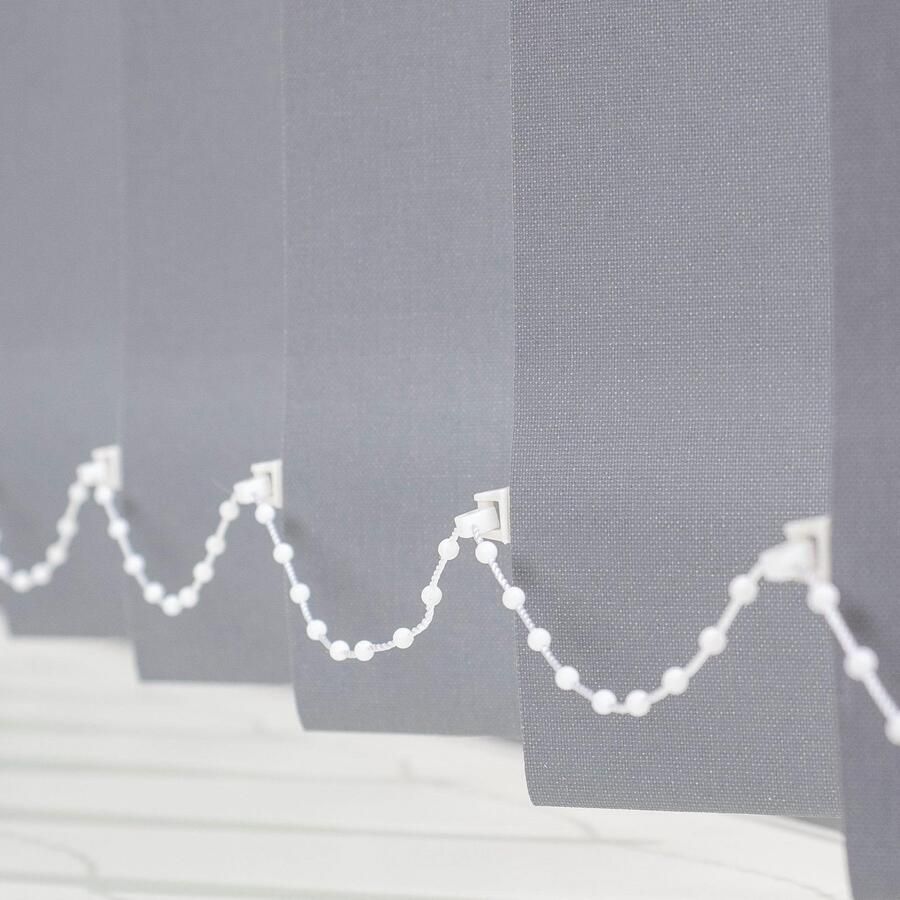 Liedeco Lamellengordijn verticaal gordijn verduistering 89 mm lamel (1 stuk) - Foto 2