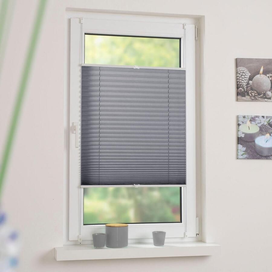 Liedeco Plissé Klemmfix-plisségordijn (1 stuk) - Foto 4