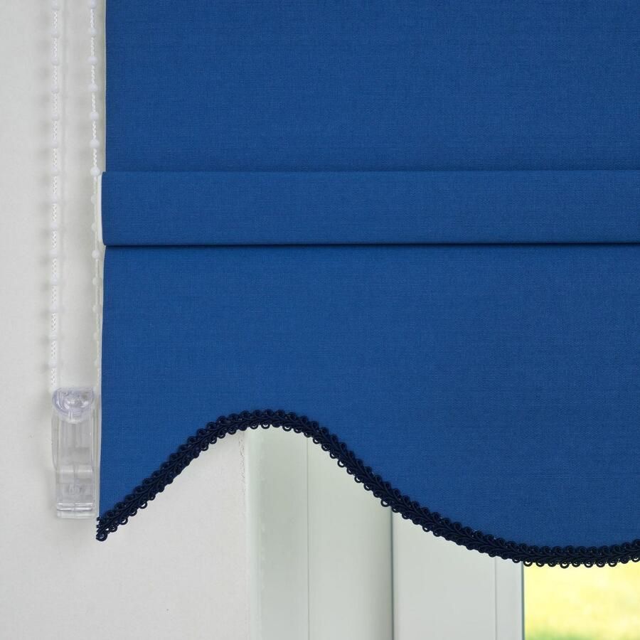 Liedeco Rolgordijn met zijbediening Volant-rolgordijn volant klassiek standaardmaat (1 stuk) - Foto 2