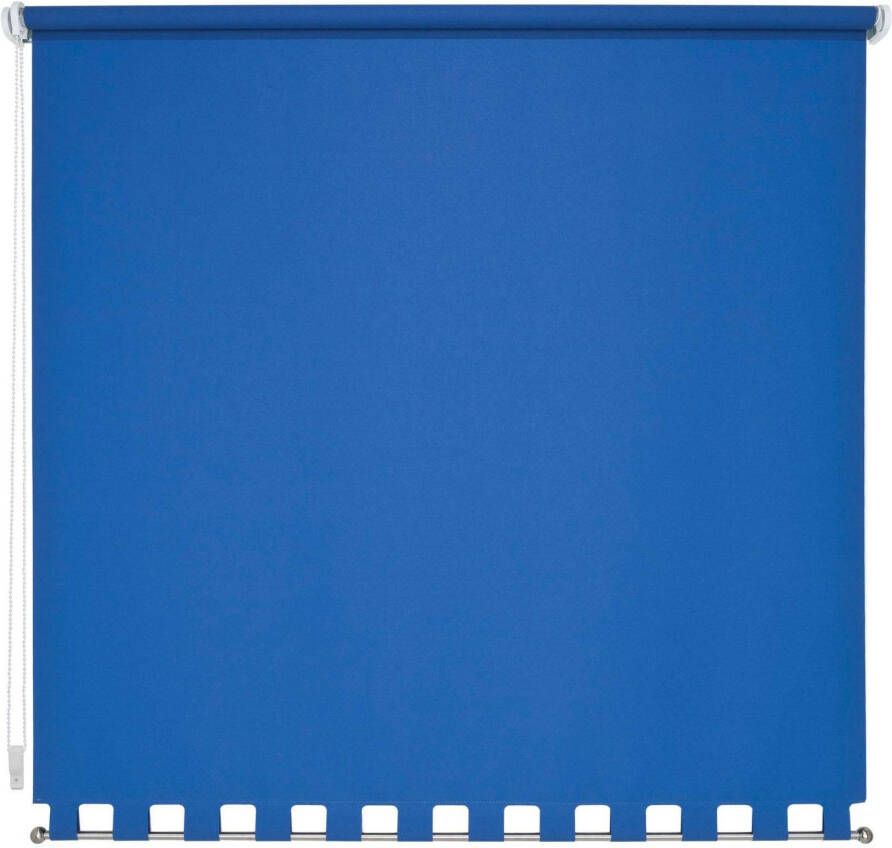 Liedeco Rolgordijn met zijbediening Volant-rolgordijn hoekige volant standaardmaat (1 stuk)